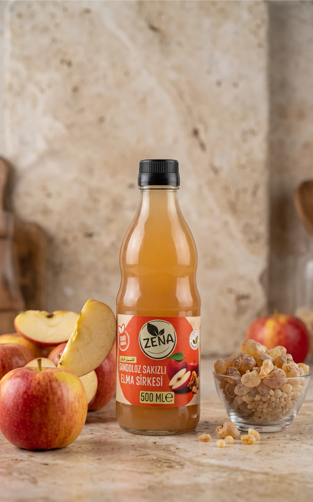 Sandoloz Sakızlı Elma Sirkesi 500 ml