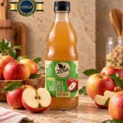 Zena Elma Sirkesi 500 ml şişesi.