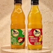 Zena Elma Sirkesi ve Ananas Sirkesi ikili set, 2 × 500 ml cam şişe